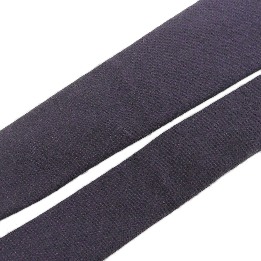 Hermes Cashmere Tie Purple Simple Used in Great Condition