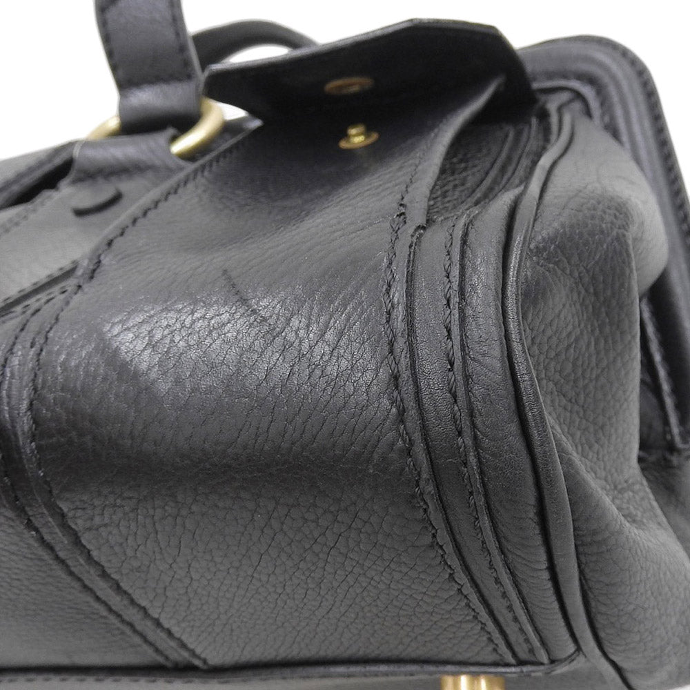 Celine Leather Doctors Handbag Black in Great Condition