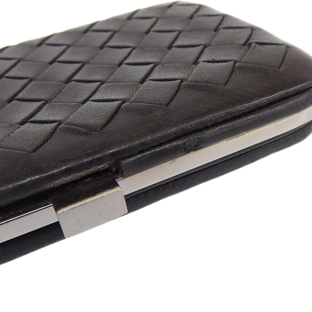 Bottega Veneta Lambskin Coin Case 200740 in Very Good Condition