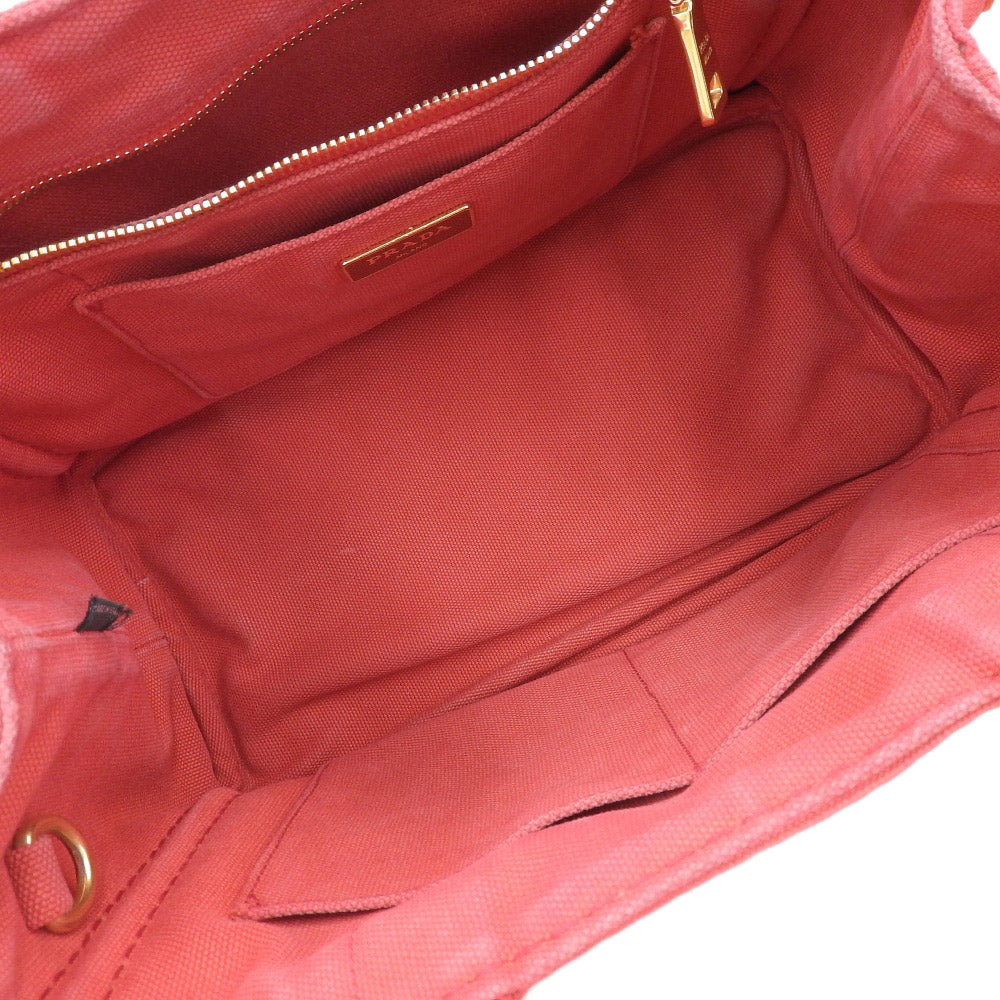 Prada Canvas Canapa Tote Bag BN2439 Red