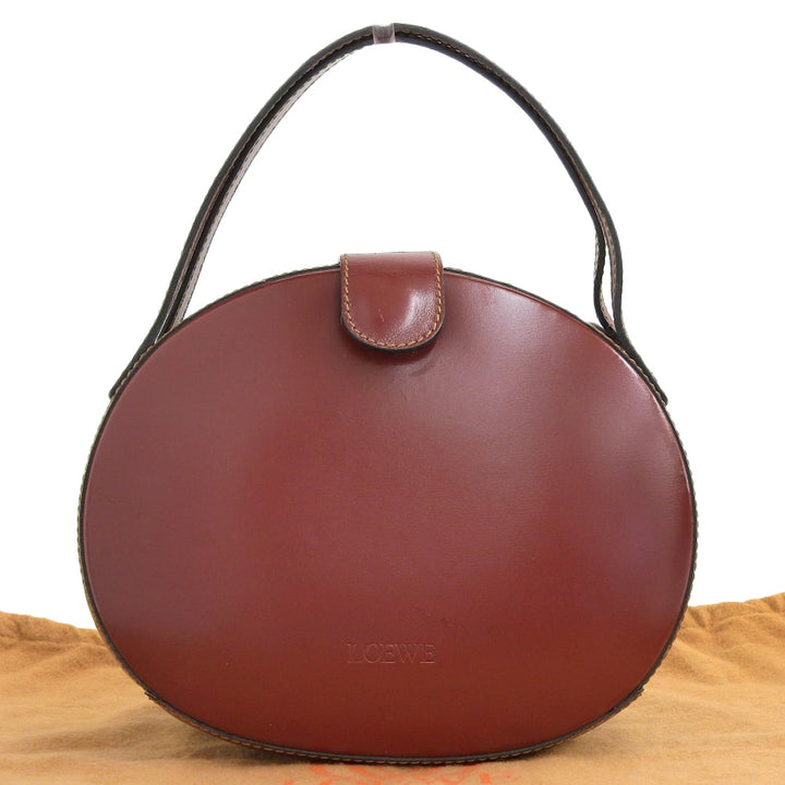 Loewe Leather Handbag Vintage Bordeaux