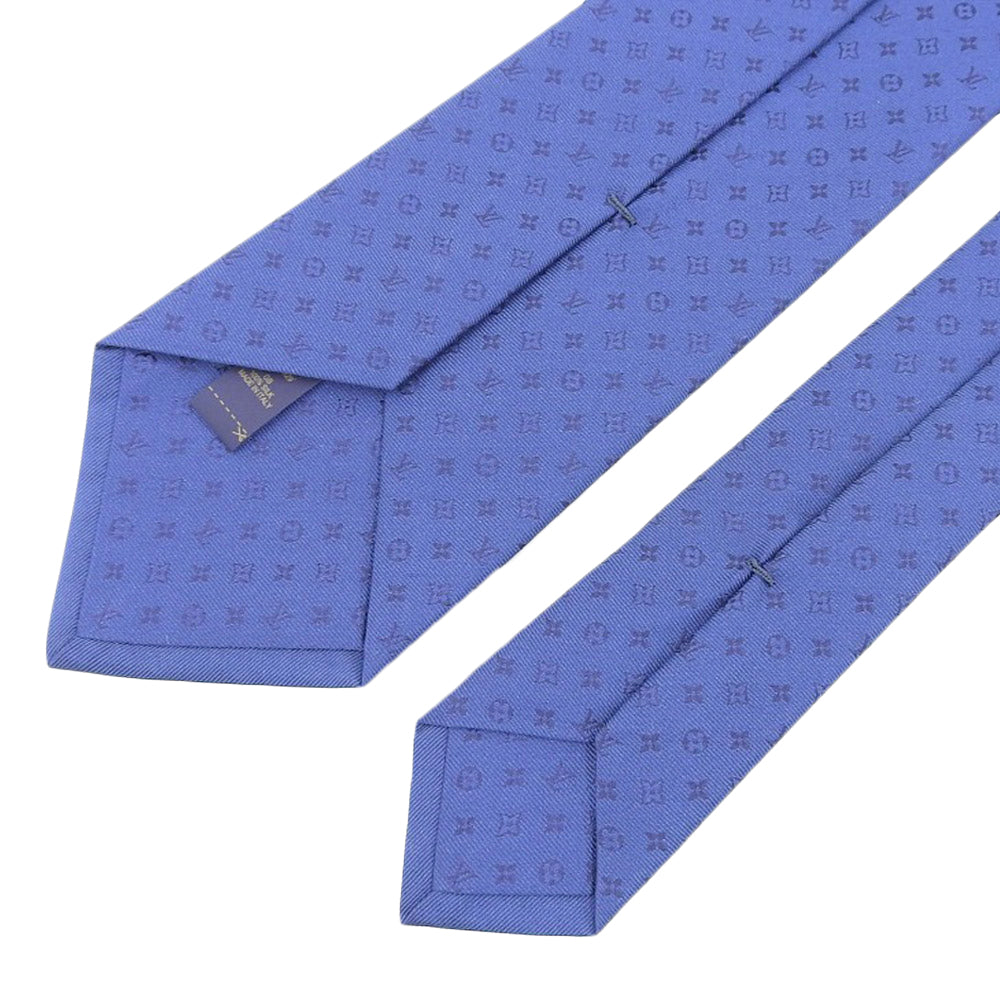 Louis Vuitton 100% Silk Tie Neo Monogram 146cm x 8cm M75988 in Excellent Condition