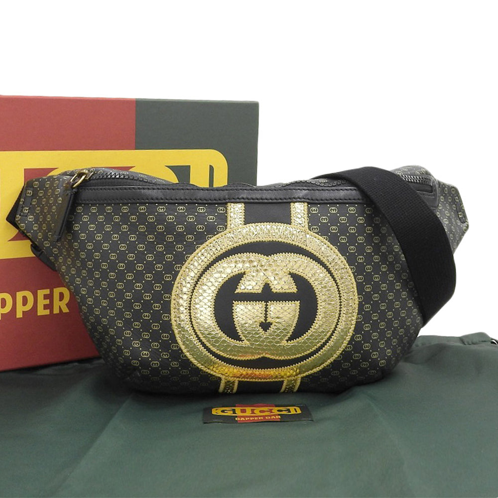 Gucci Dapper Dan Leather Waist Bag 536416