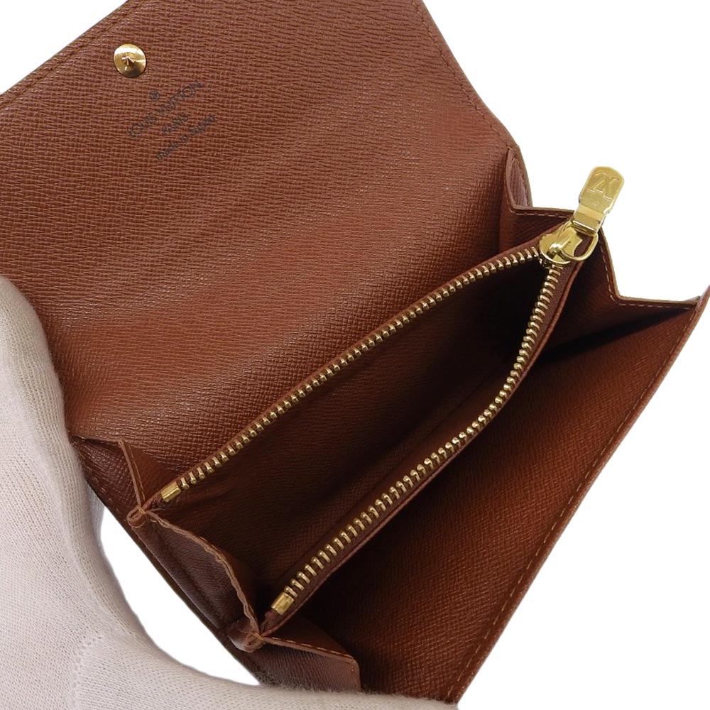 Louis Vuitton Monogram Zip Wallet M61735 in Great Condition