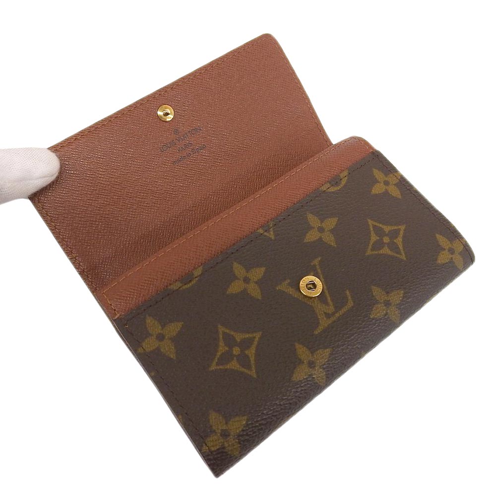 Louis Vuitton Monogram Zip Wallet M61735 in Great Condition