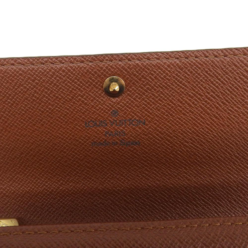 Louis Vuitton Monogram Zip Wallet M61735 in Great Condition