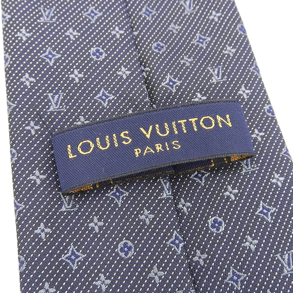 Louis Vuitton Silk Monogram Classic 8CM Tie M70952 in Excellent Condition