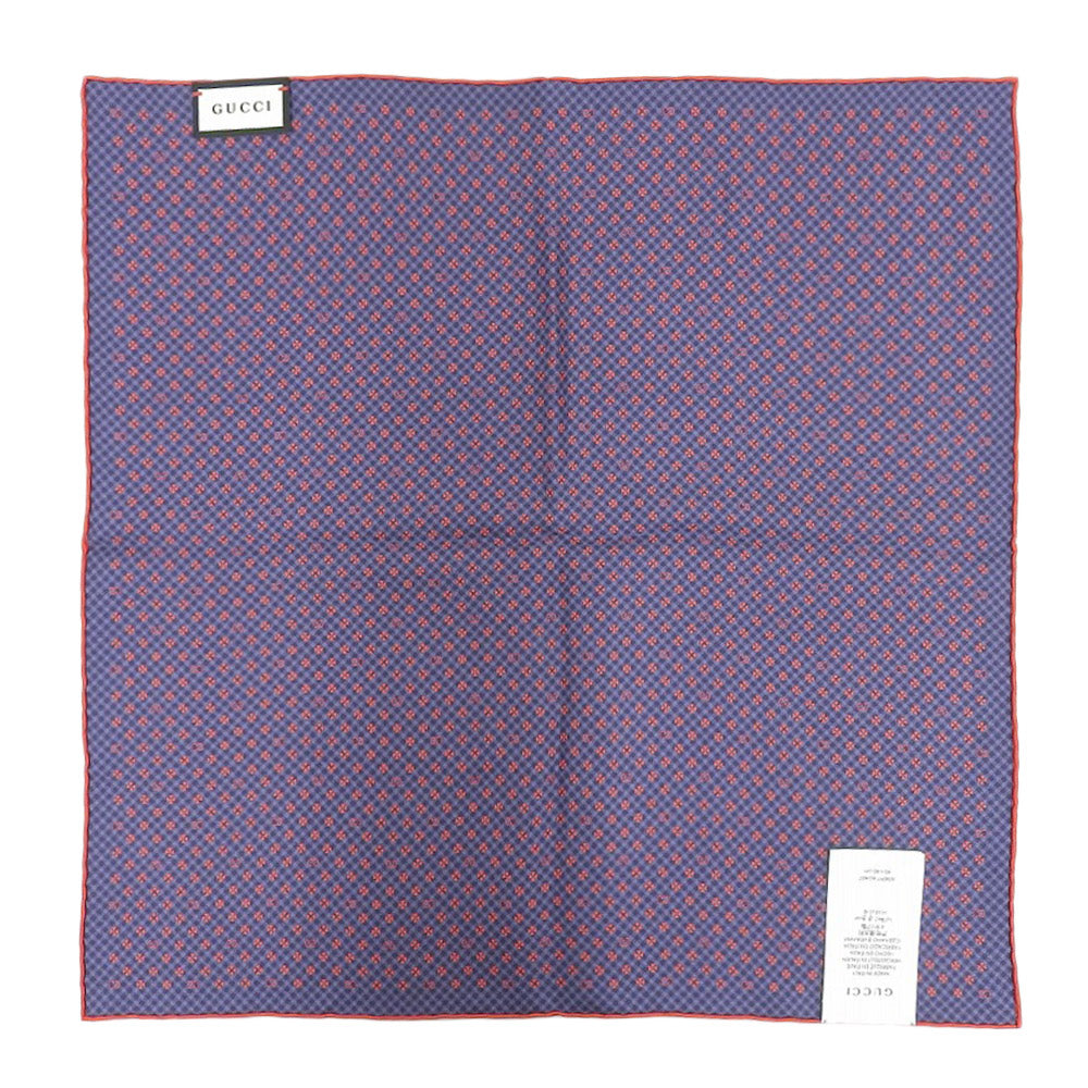 Gucci Silk Handkerchief Clover Motif