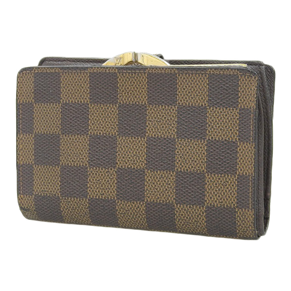 Louis Vuitton Damier Portefeuille Viennois Bifold Wallet N61664 in Very Good Condition