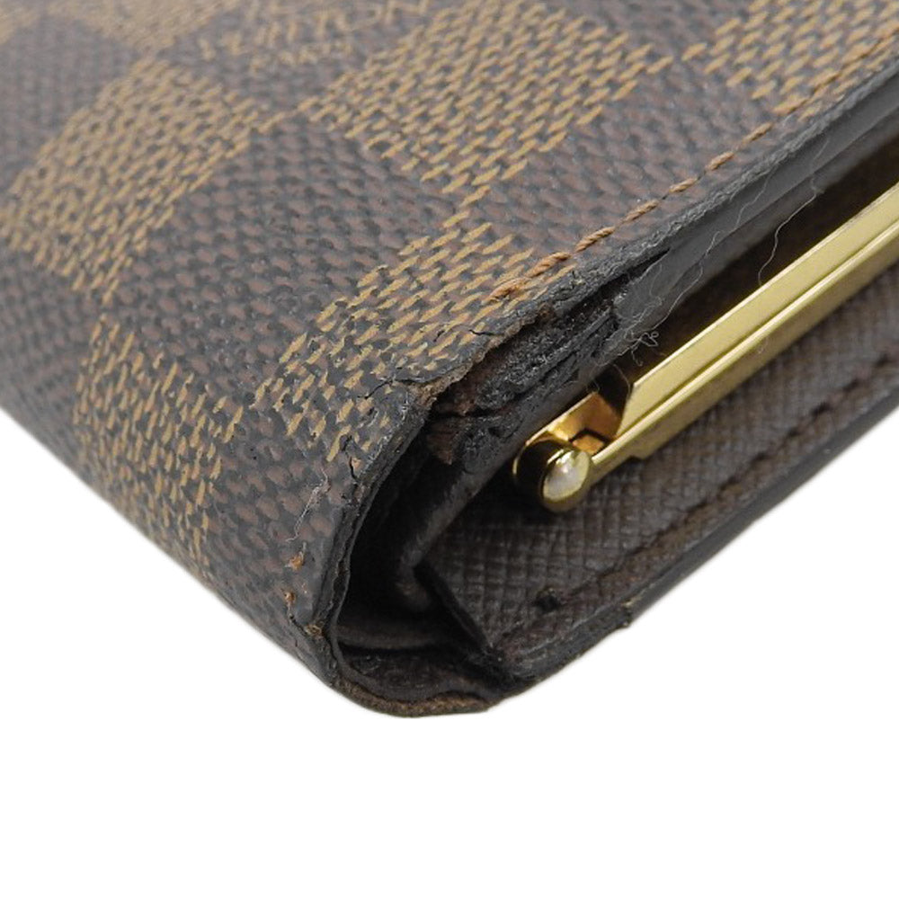 Louis Vuitton Damier Portefeuille Viennois Bifold Wallet N61664 in Very Good Condition