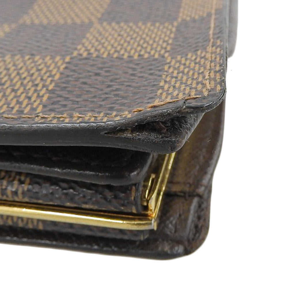 Louis Vuitton Damier Portefeuille Viennois Bifold Wallet N61664 in Very Good Condition