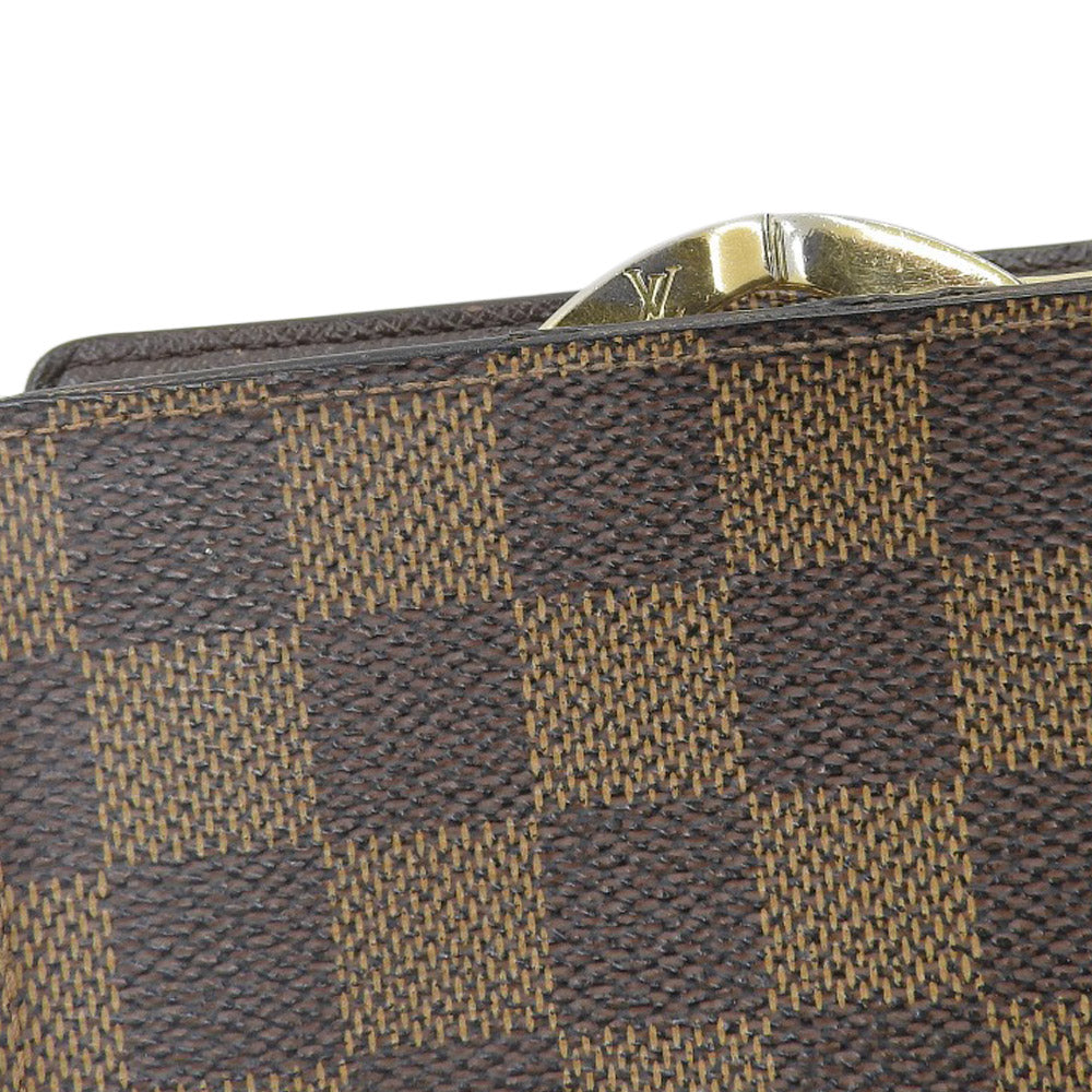 Louis Vuitton Damier Portefeuille Viennois Bifold Wallet N61664 in Very Good Condition