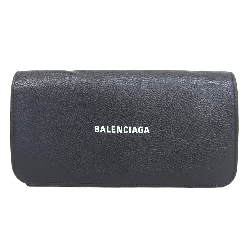 Balenciaga Leather Long Wallet 594289 in Very Good Condition