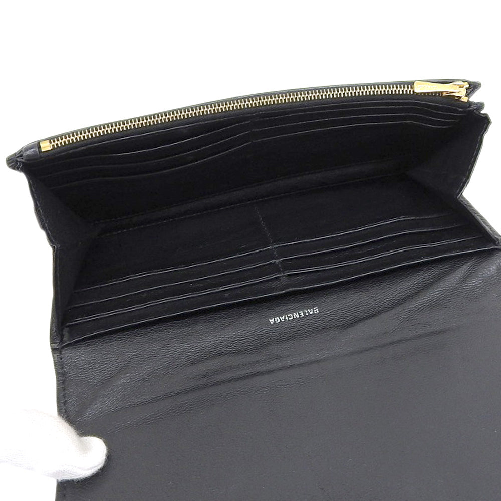 Balenciaga Leather Long Wallet 594289 in Very Good Condition