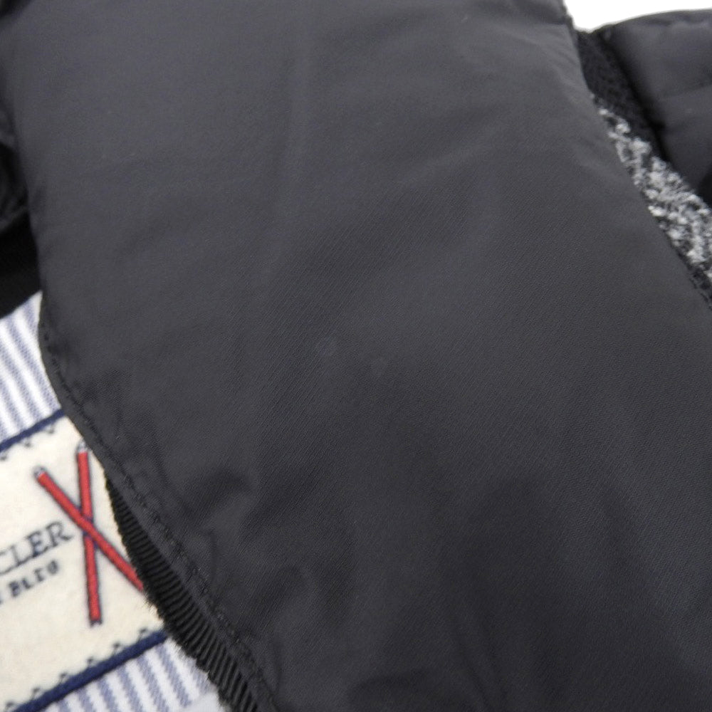 Moncler Gamme Bleu Herringbone Down Jacket in Great Condition