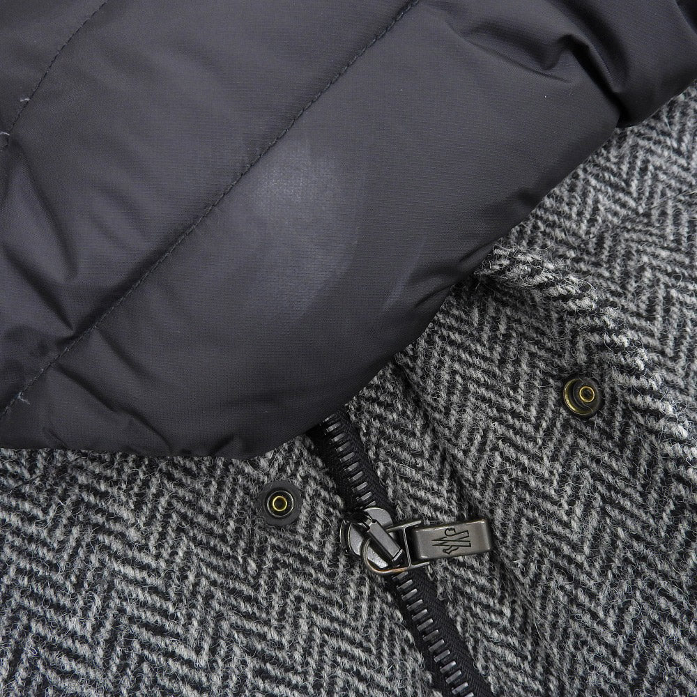 Moncler Gamme Bleu Herringbone Down Jacket in Great Condition