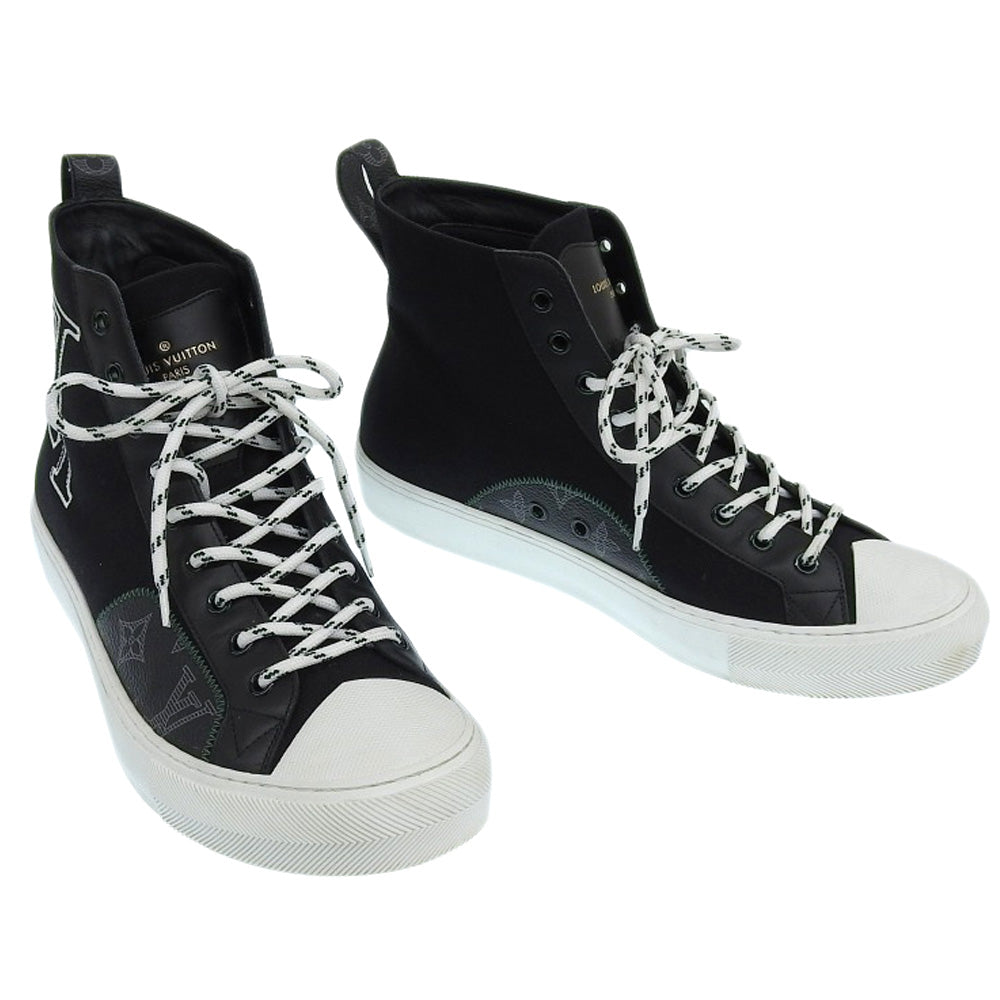 Louis Vuitton High-Top Sneakers Black/White