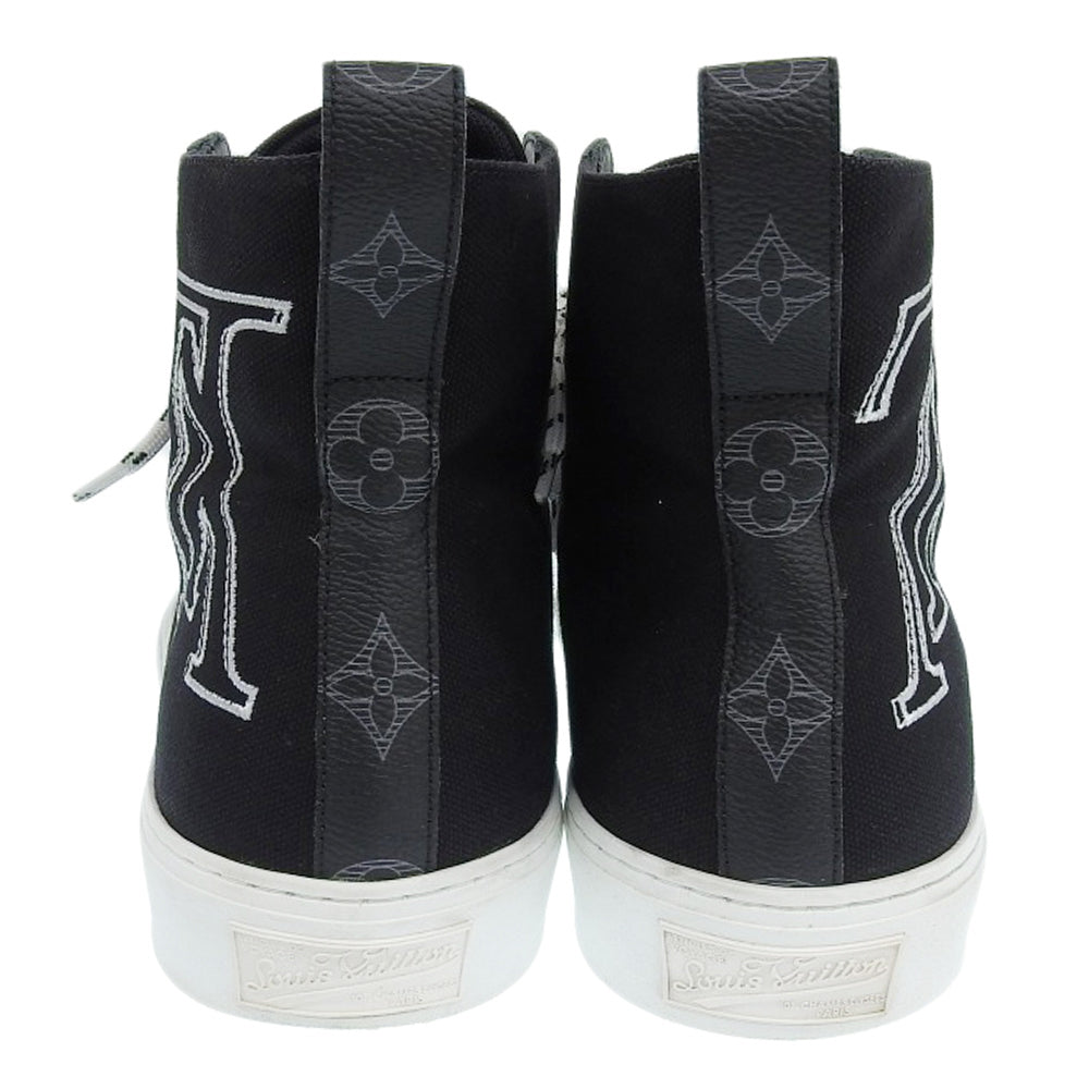 Louis Vuitton High-Top Sneakers Black/White