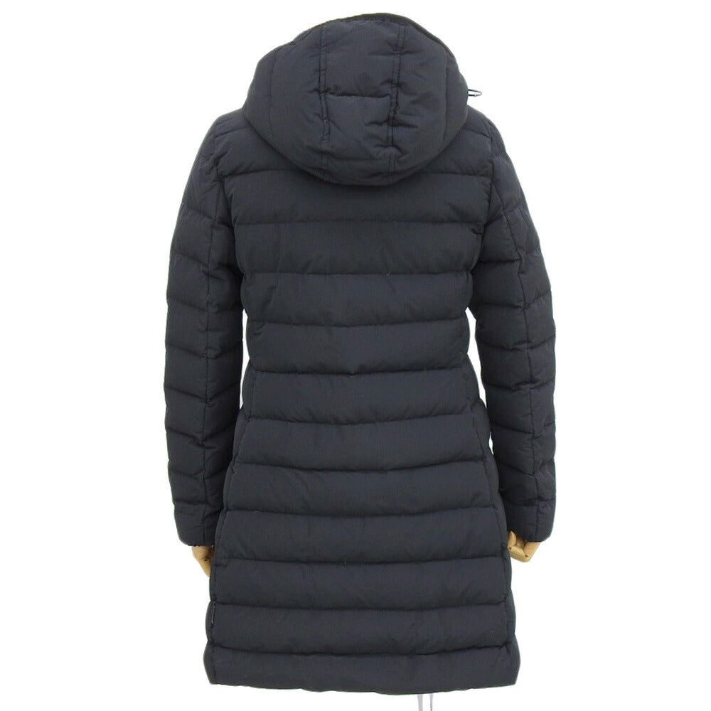 Moncler Long Down Coat Black