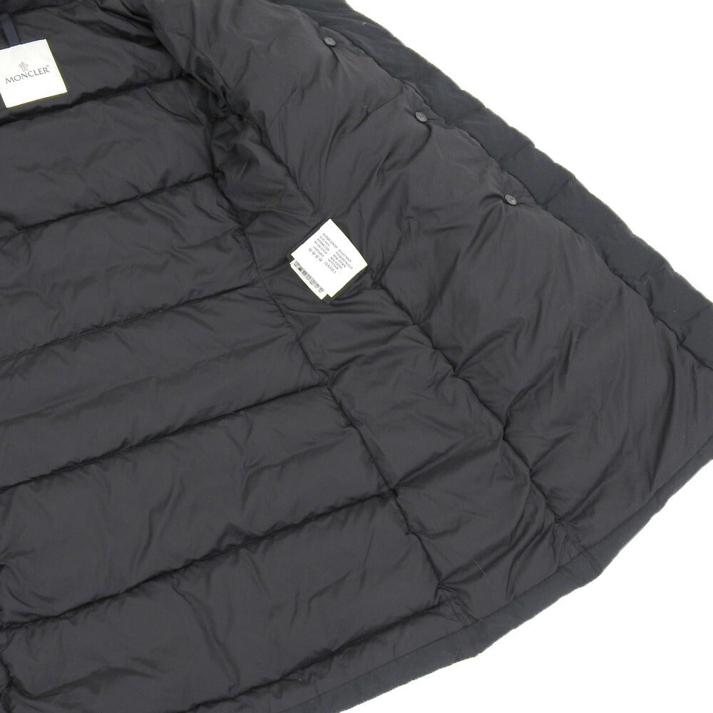 Moncler Long Down Coat Black