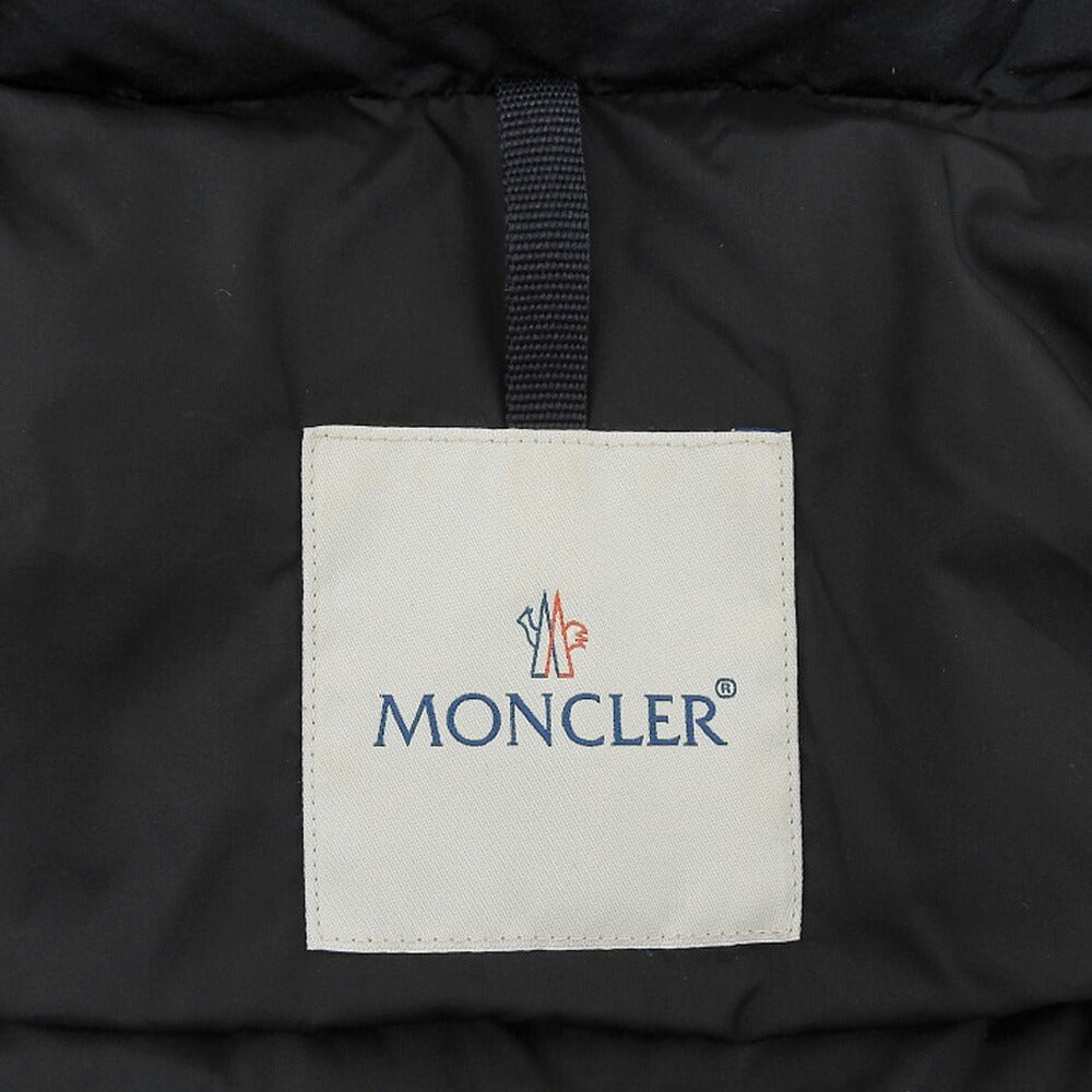 Moncler Long Down Coat Black