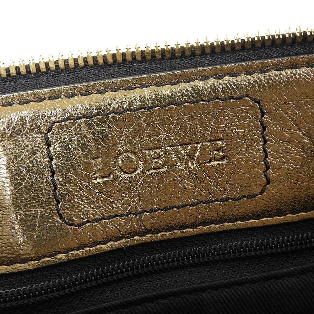 Loewe Anagram Nylon Leather Shoulder Bag