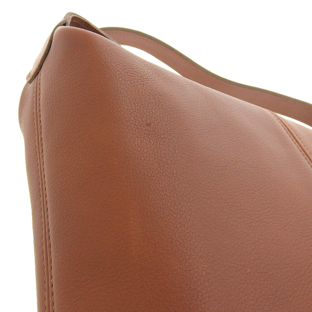 Coach Leather Shoulder Bag 4148 Brown