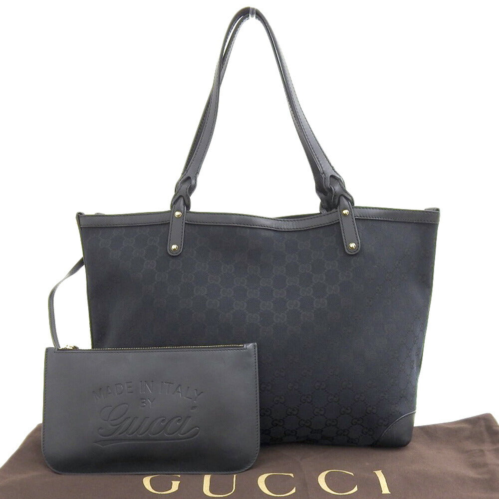 Gucci GG Canvas Tote Bag Black