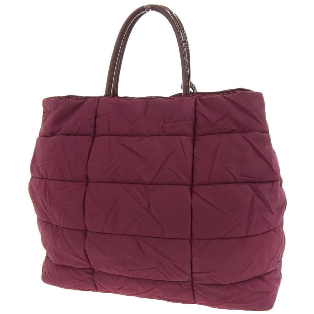 Prada Nylon Handbag BN1596 Bordeaux