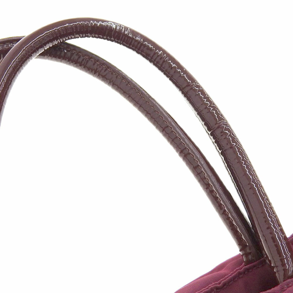 Prada Nylon Handbag BN1596 Bordeaux