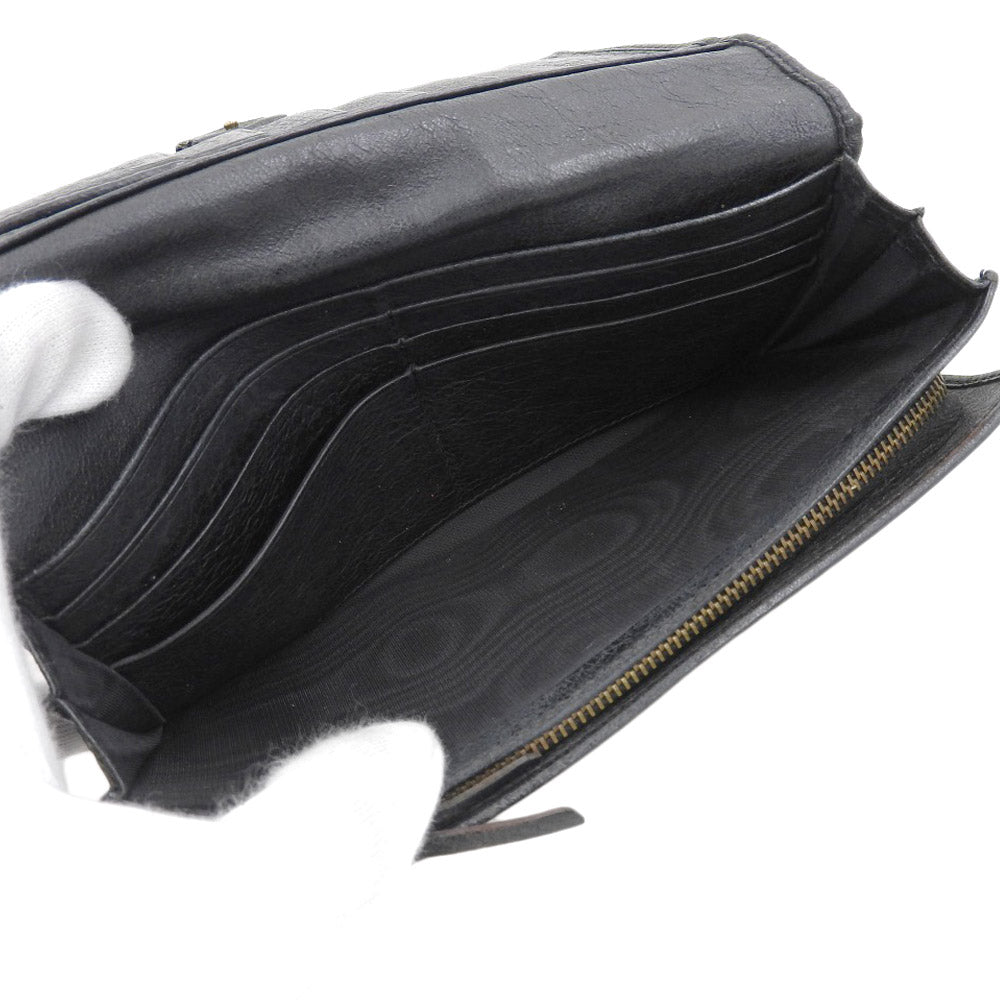 Balenciaga Classic Continental Leather Long Wallet