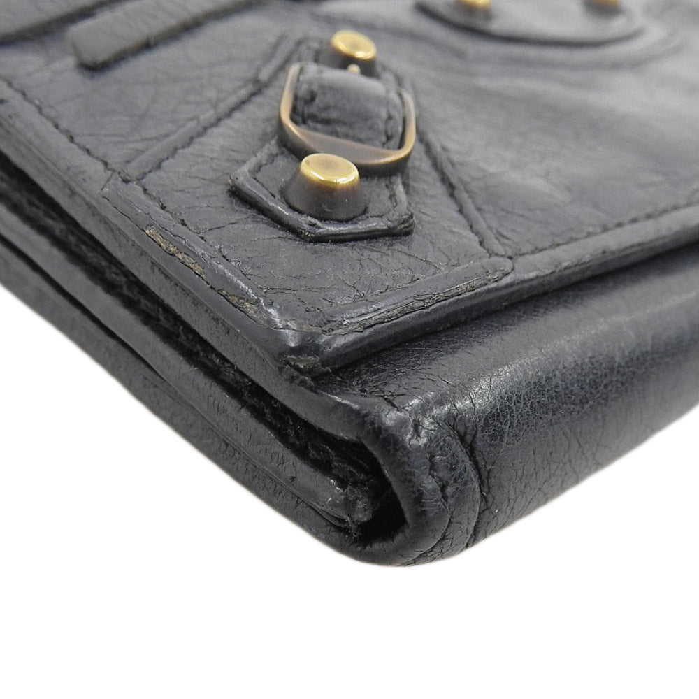 Balenciaga Classic Continental Leather Long Wallet