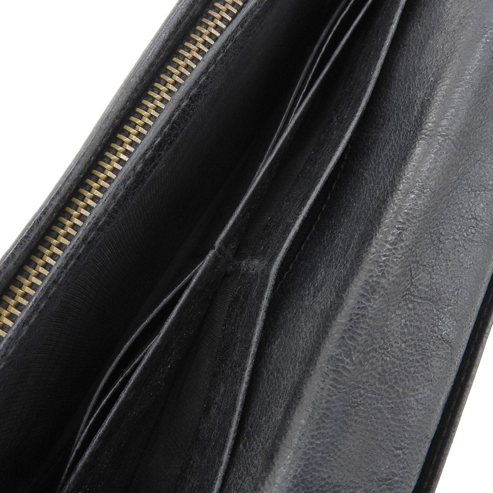 Balenciaga Classic Continental Leather Long Wallet