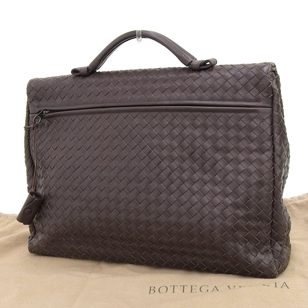 Bottega Veneta Intrecciato Leather Briefcase 113095 in Great Condition