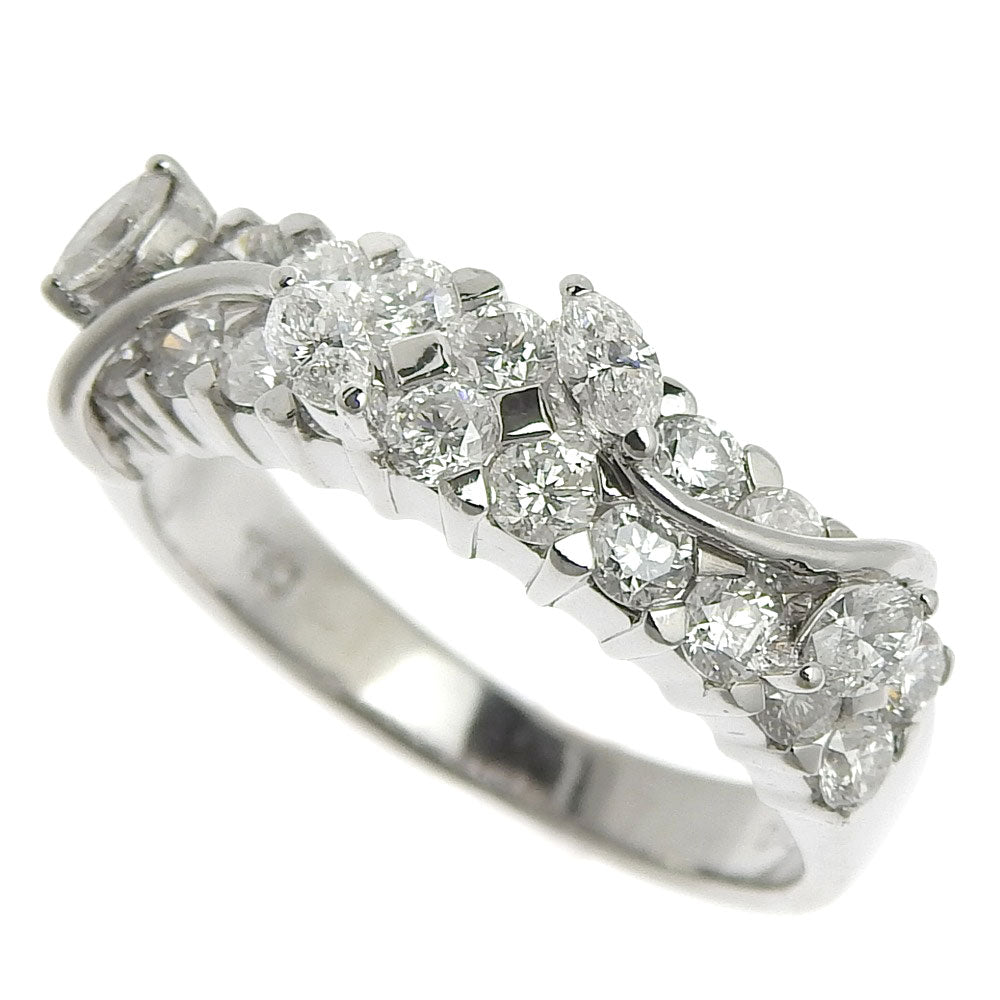 K18 Diamond Ring 1.43ct Size 12