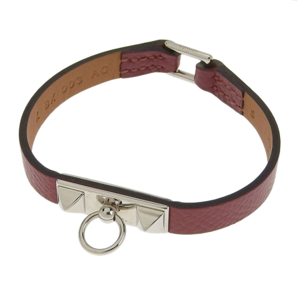 Hermes Collier de Chien Bracelet Epson Red