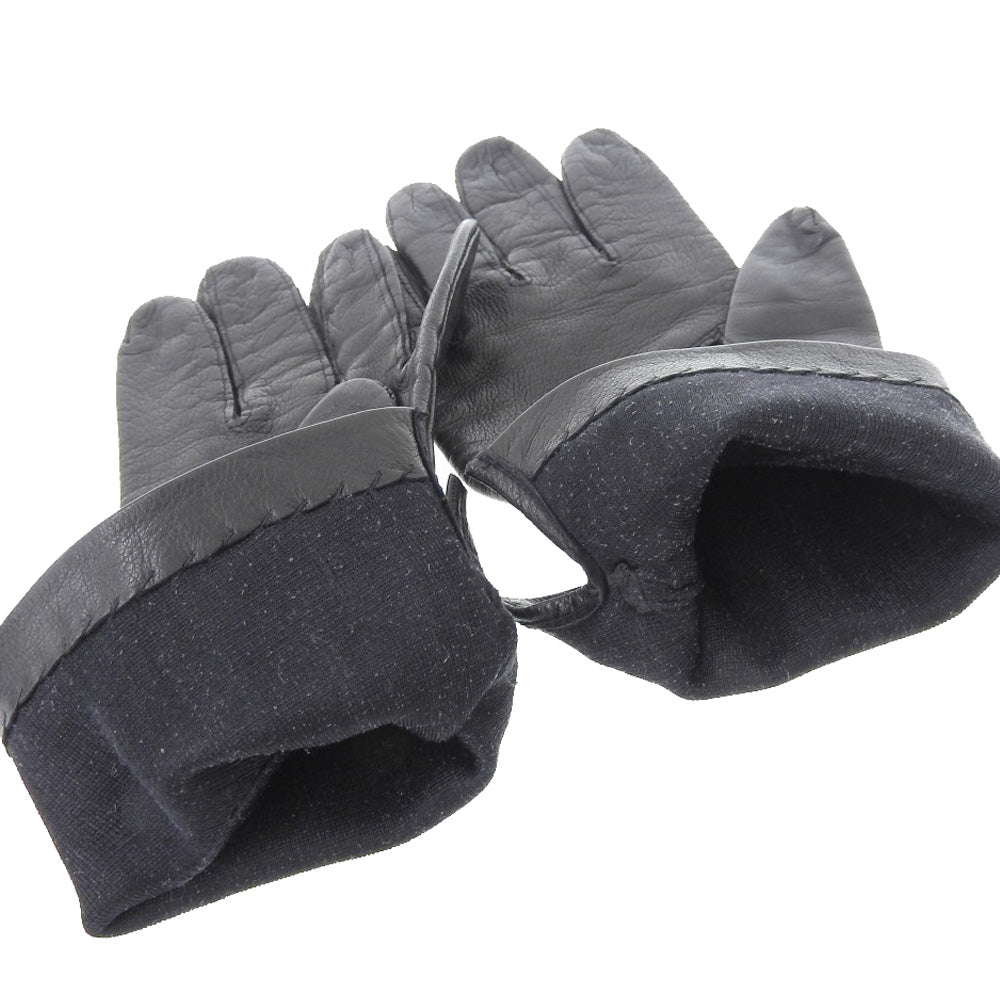 Bally Leather Gloves Black Size 7