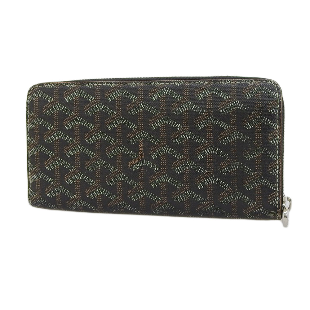 Goyard Matignon Zip GM Long Wallet Black