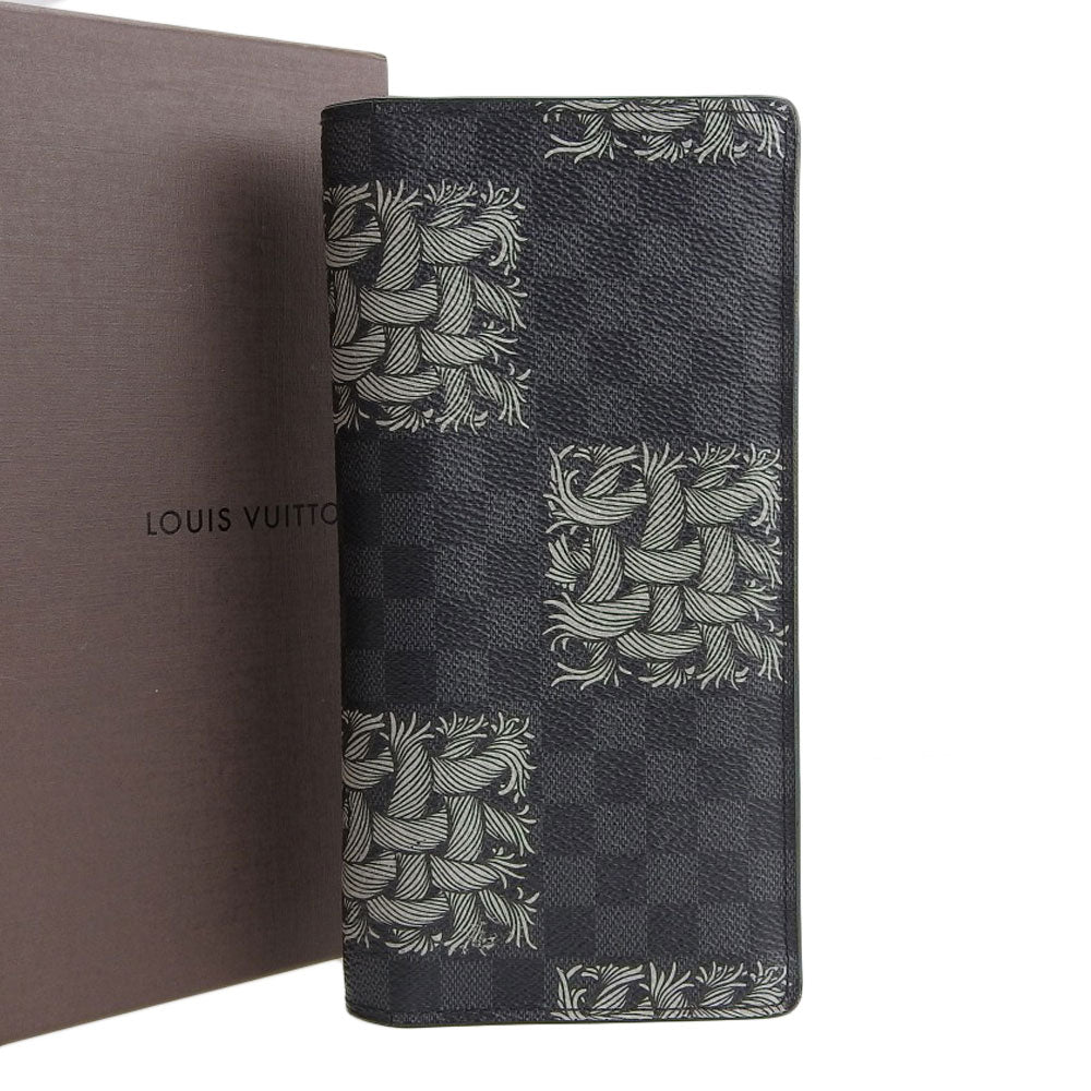 Louis Vuitton Damier Graphite Portefeuille Brazza Wallet N61211