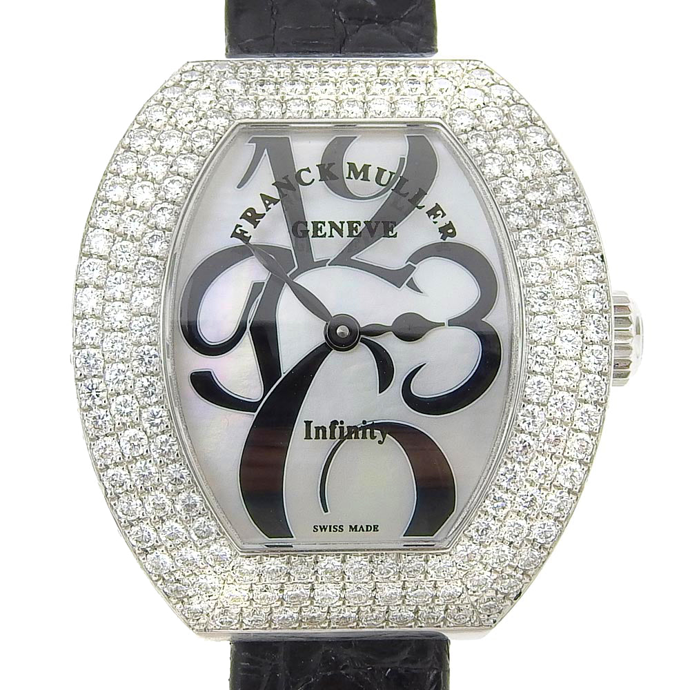 Franck Muller Infinity Curvex 3530QZAD3 Diamond Bezel Quartz in Excellent Condition