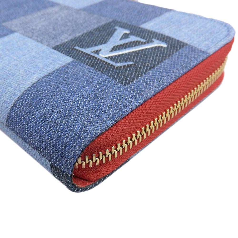 Louis Vuitton Monogram Denim Zippy Wallet M44938 in Pristine Condition