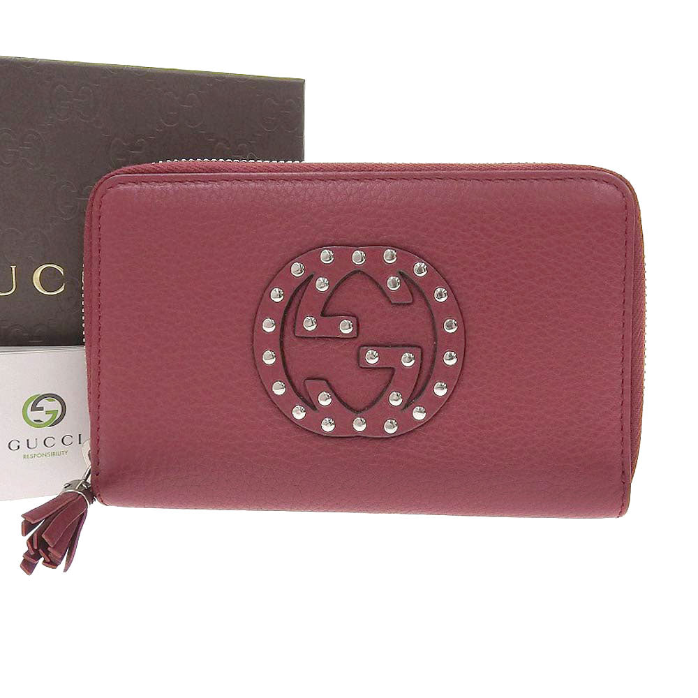 Gucci Soho Interlocking G Leather Long Wallet 351486 in Excellent Condition