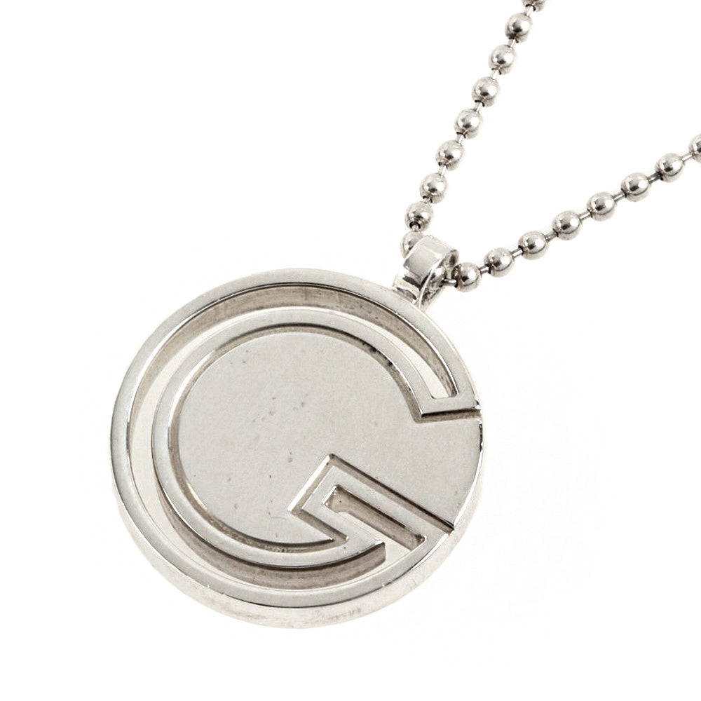 Gucci SV925 Round G Ball Chain Necklace