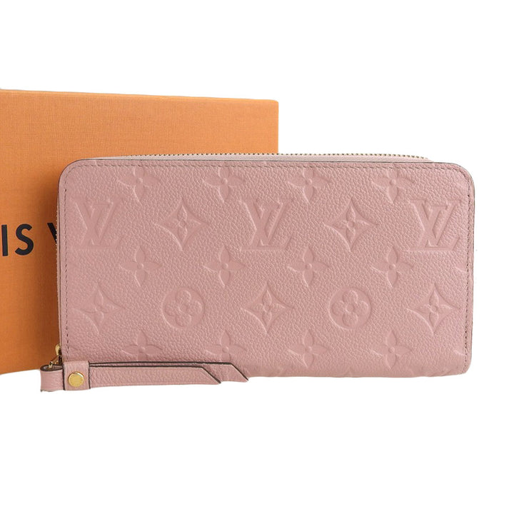 Louis Vuitton Monogram Empreinte Zippy Wallet M64090