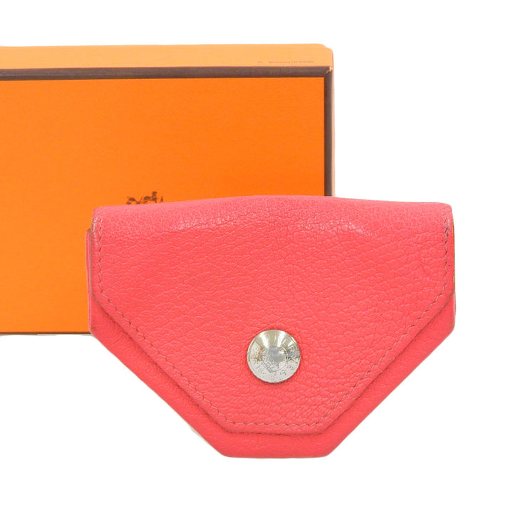 Hermes Le Soir Sandouze Coin Case Chevre Pink