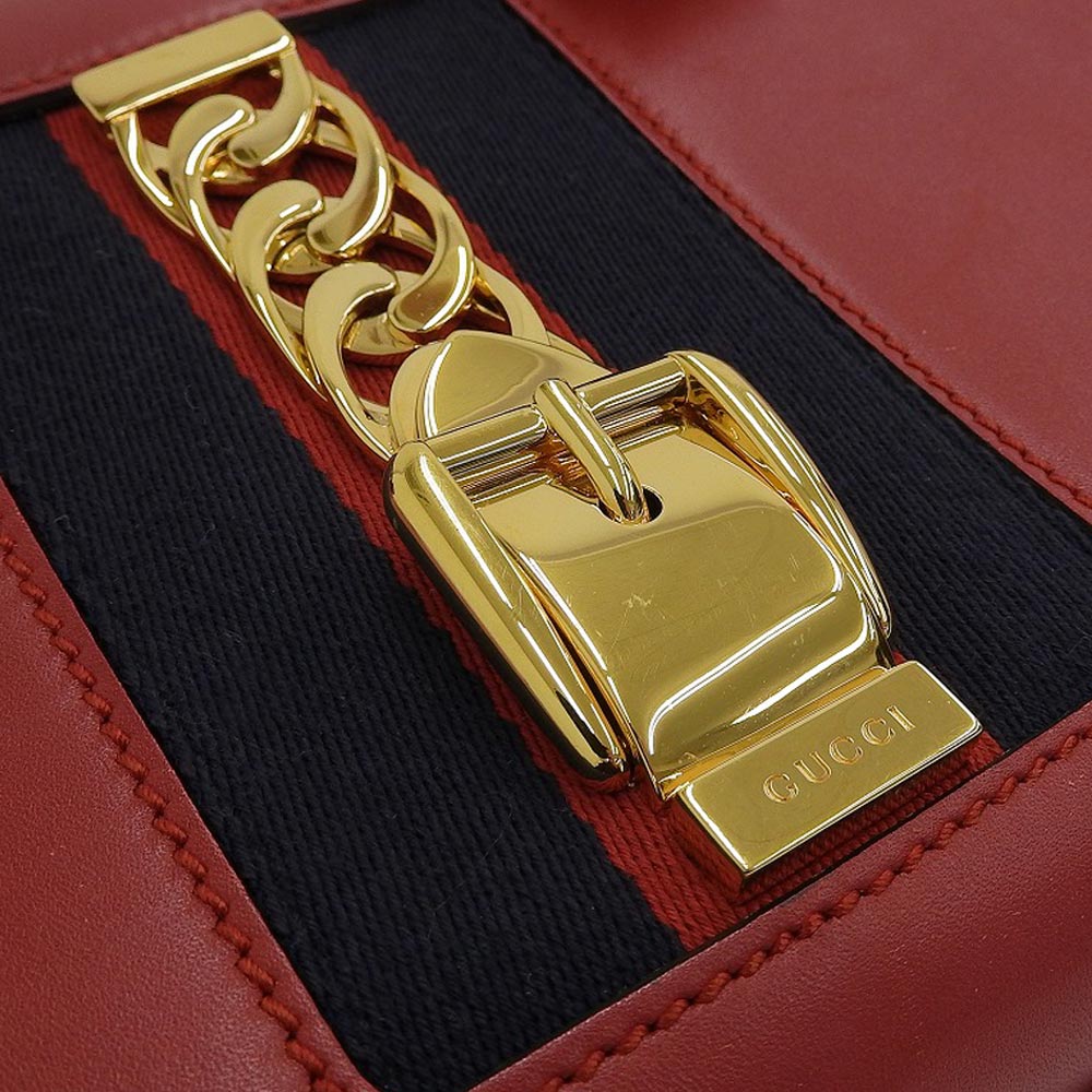 Gucci Sylvie Leather Handbag 460381