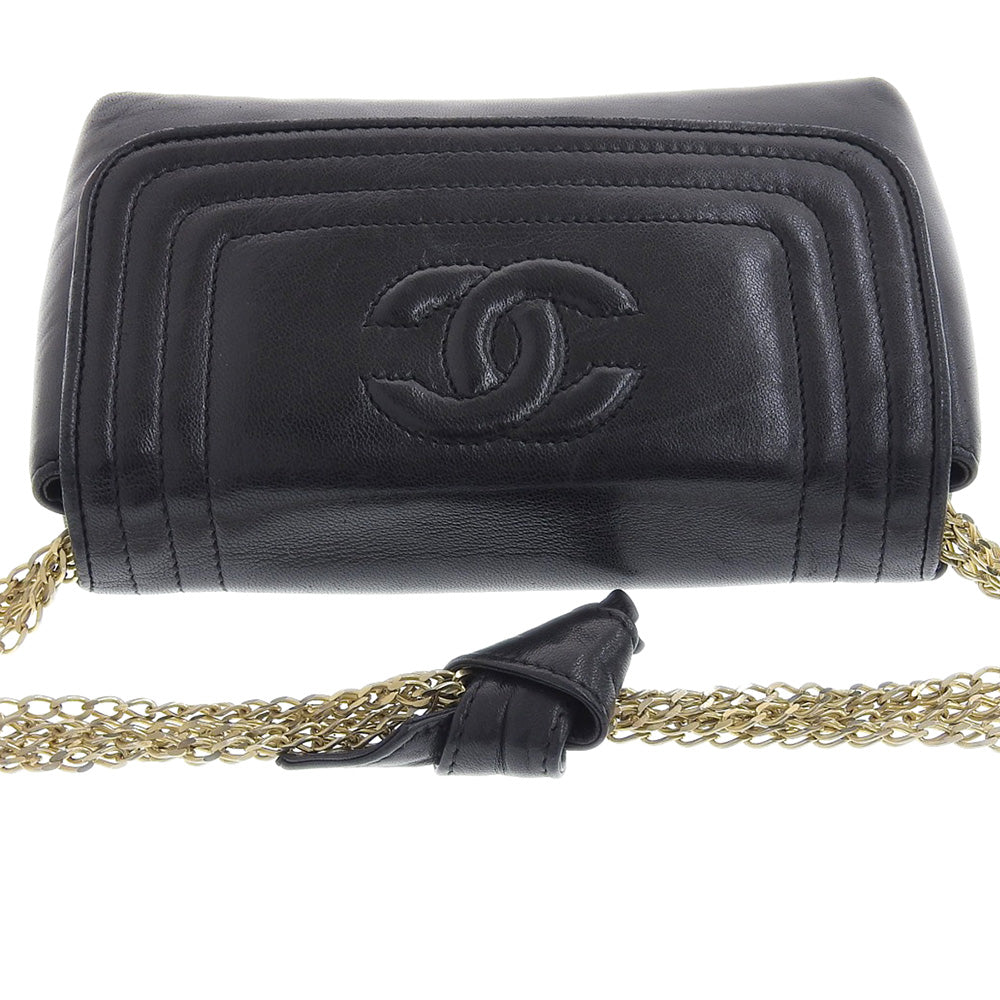 Chanel Leather Chain Mini Shoulder Bag Vintage in Very Good Condition