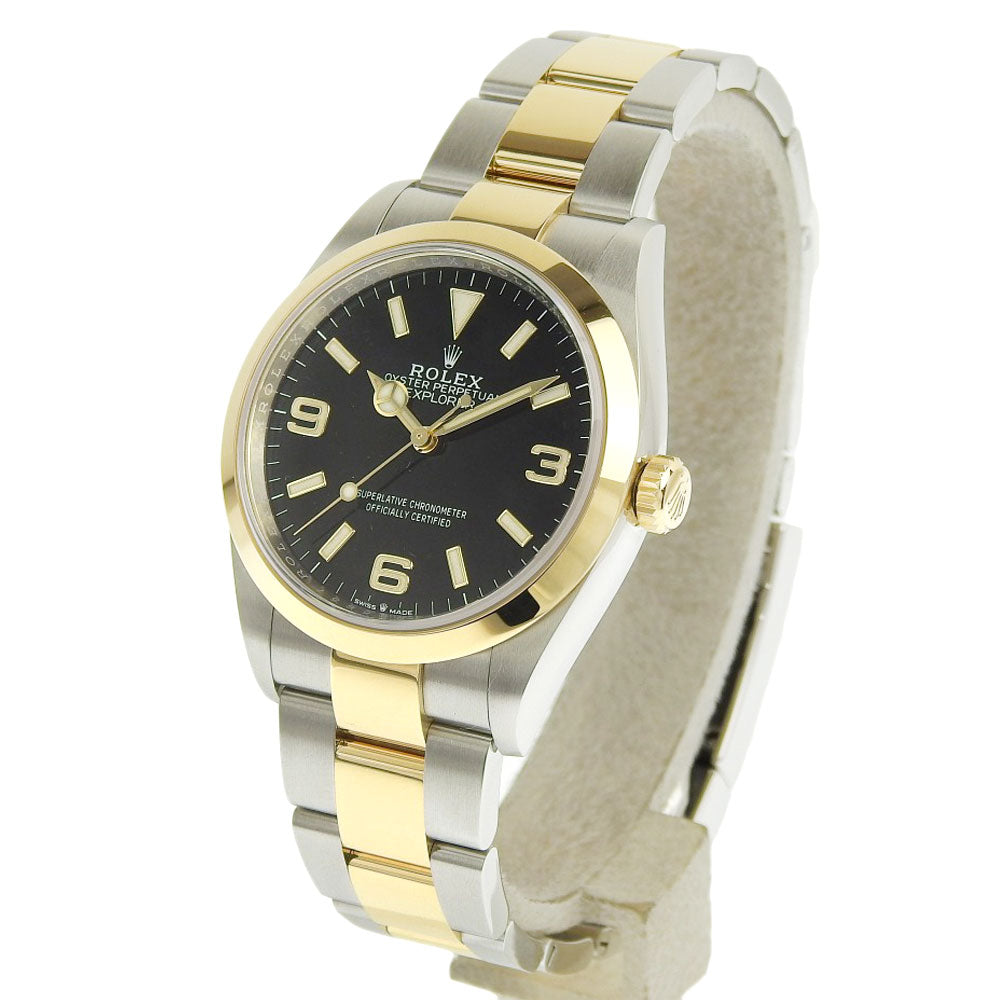 Rolex Explorer 1 Automatic Watch 124273 Stainless Steel and 18K Gold