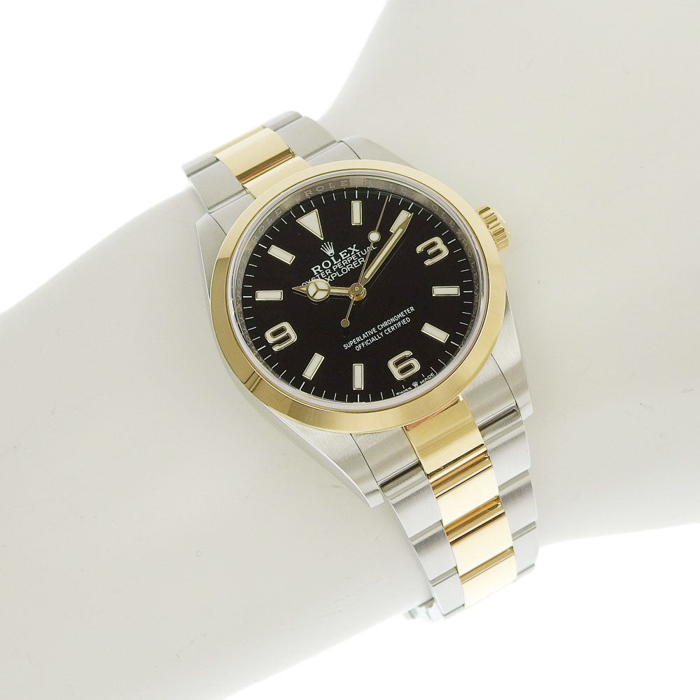 Rolex Explorer 1 Automatic Watch 124273 Stainless Steel and 18K Gold