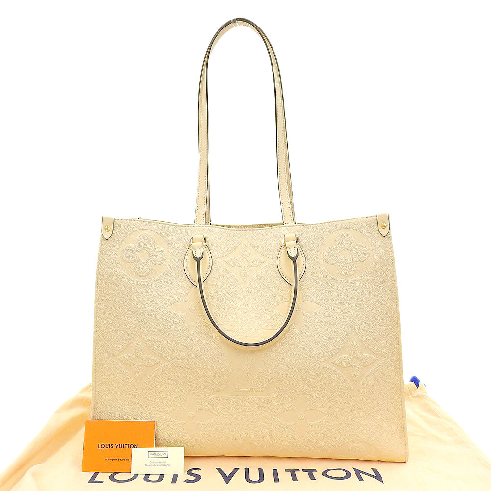 Louis Vuitton Monogram Empreinte OnTheGo GM Tote Bag M45081 in Excellent Condition